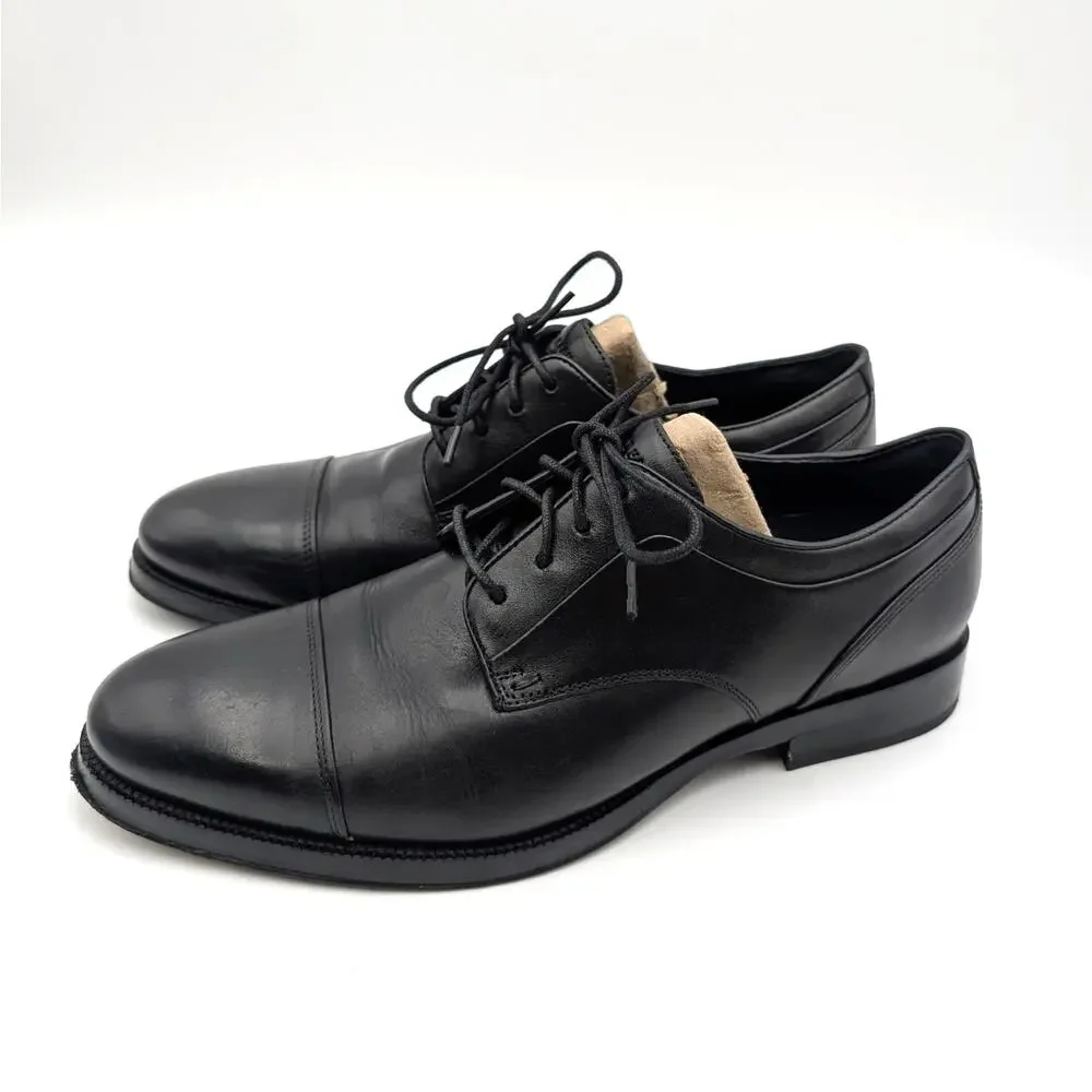 Cole Haan Carnegie Cap Toe Oxford Shoes Lace-Up Men's Black Size US9M EU42